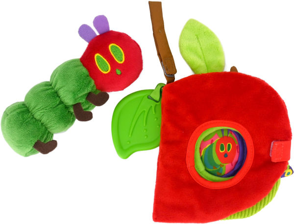 Eric Carle Storytime Activity Apple & Plush Caterpillar Set