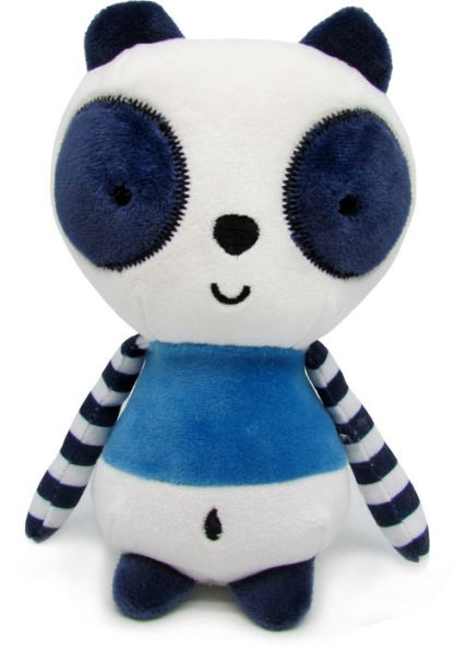 Wispies Village Blue & White Panda Presley