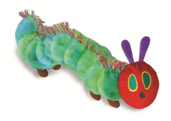very hungry caterpillar & butterfly reversible plush toy