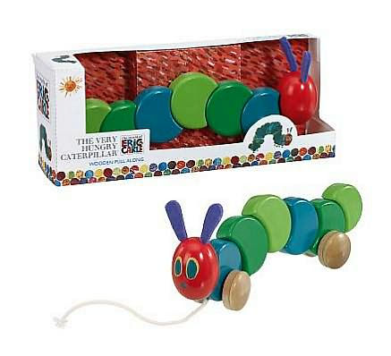 Eric Carle Wood Caterpillar Pull Toy