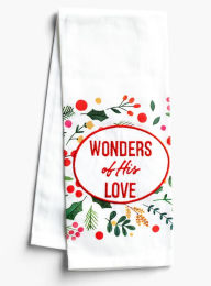 Title: Wonders of His Love Tea Towel