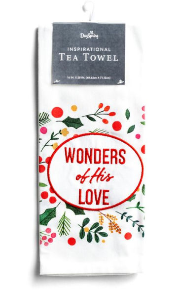 Wonders of His Love Tea Towel