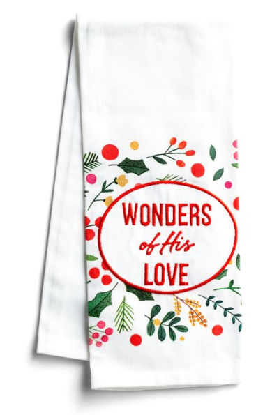 Wonders of His Love Tea Towel