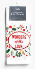 Alternative view 4 of Wonders of His Love Tea Towel