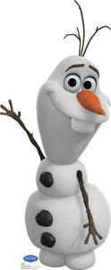 Title: Frozen Olaf Cardboard Standup