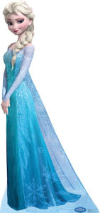 Title: Frozen Snow Queen Elsa Cardboard Standup