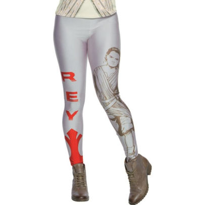 LICENSED STAR WARS C3PO ADULT WOMENS LEGGINGS COSTUME