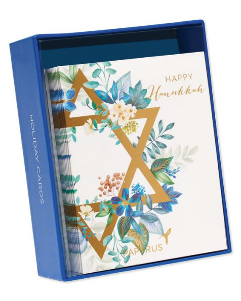 Papyrus Christmas Boxed Cards Prelude Cropped Star David By Papyrus 