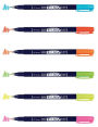 Alternative view 2 of Fudenosuke Neon Brush Pen, 6PK