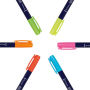 Alternative view 5 of Fudenosuke Neon Brush Pen, 6PK