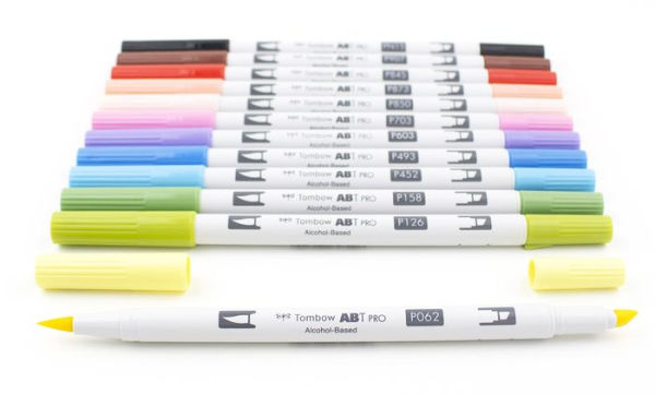 All About Tombow's ABT PRO Alcohol-Based Marker - The Art Dog Blog