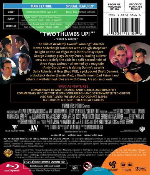 Ocean's Eleven [Blu-ray]