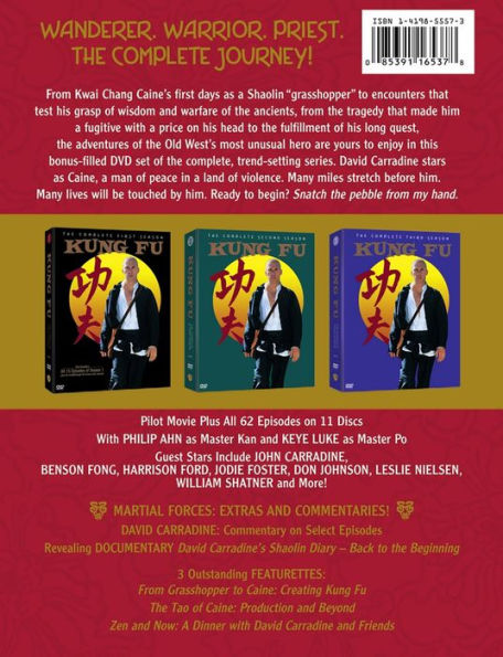 Kung Fu: The Complete Series Collection [11 Discs]