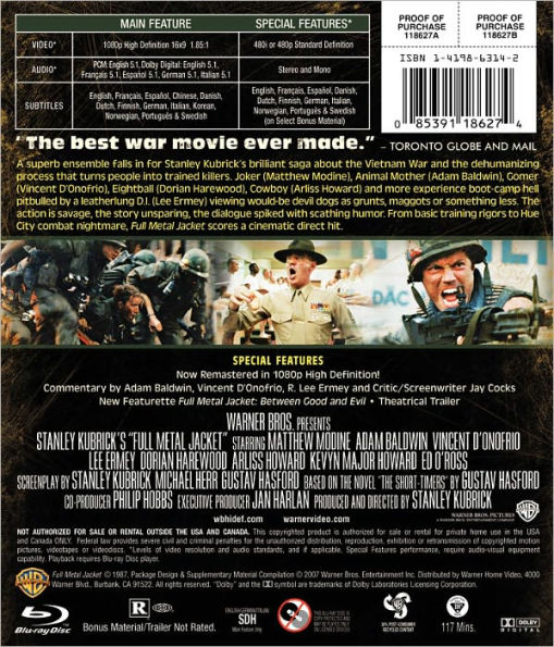 Full Metal Jacket [Blu-ray] by Matthew Modine | Blu-ray | Barnes & Noble®