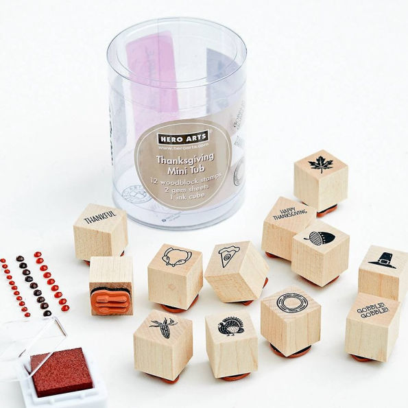 Thanksgiving Stamp Tub