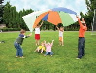 Alternative view 2 of Jumbo Rainbow Parachute