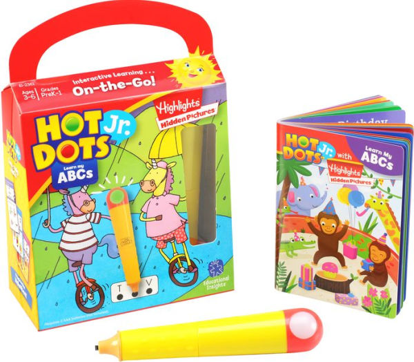 Educational Insights Hot Dots Jr. On-The-Go! Learn My ABC's With Highlights