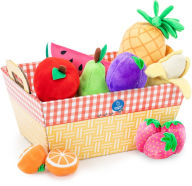Title: Educational Insights Plush Fruit Basket