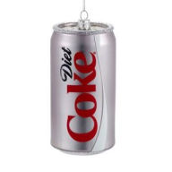 Title: Diet Coke Glass Ornament