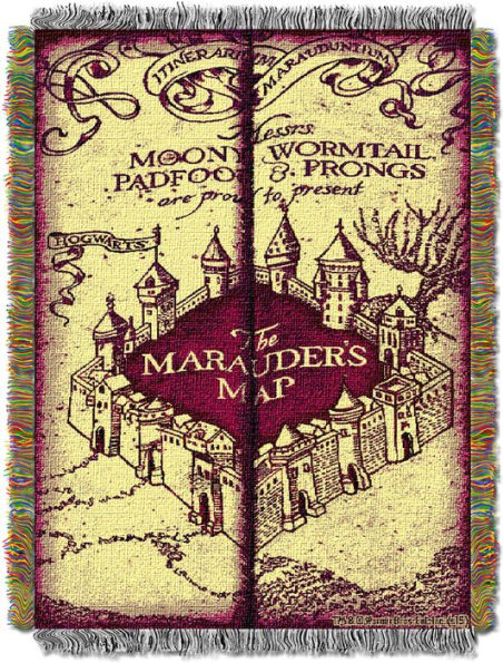 Harry Potter Tapestry Throw - Mauraders Map