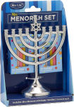 Alternative view 2 of Mini Menorah and 48 Cabdke Set