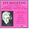 Jan DeGaetani in Concert, Vol. 1