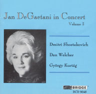 Title: Jan De Gaetani in Concert, Vol. 3, Artist: Jan DeGaetani