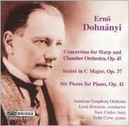 Ern¿¿ Dohn¿¿nyi: Concertino for Harp and Chamber Orchestra; Sextet in C major; Six Pieces for Piano