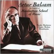 Artur Balsam in Concert at Manhattan School of Music