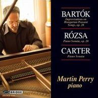 Bart¿¿k: Improvisations on Hungarian Peasant Songs; R¿¿sza: Sonate f¿¿r Klavier; Carter: Piano Sonata