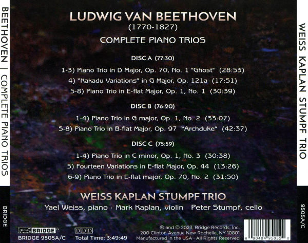 Beethoven: Complete Piano Trios