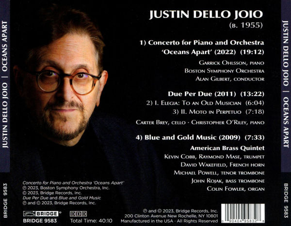 Justin Dello Joio: Oceans Apart