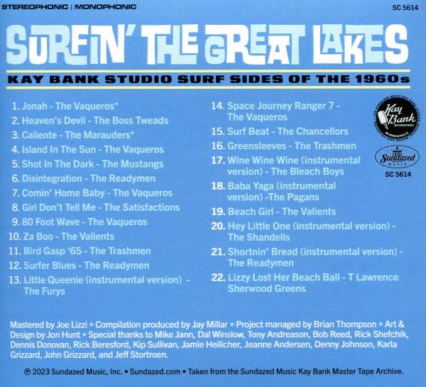 Surfin' the Great Lakes: Kay Bank Studio Surf Sides of the 1960s