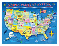 Title: USA Map 60 Piece Jigsaw Puzzle