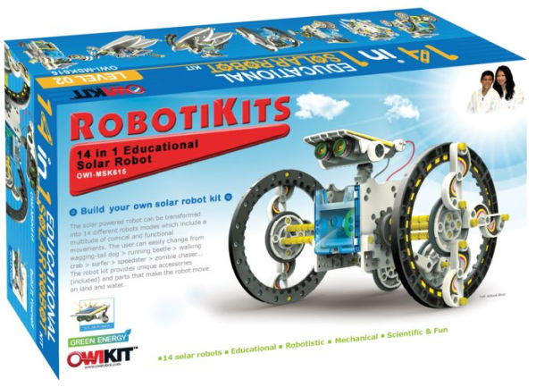 OWI RobotiKits - 14-in-1 Educational Solar Robot Kit