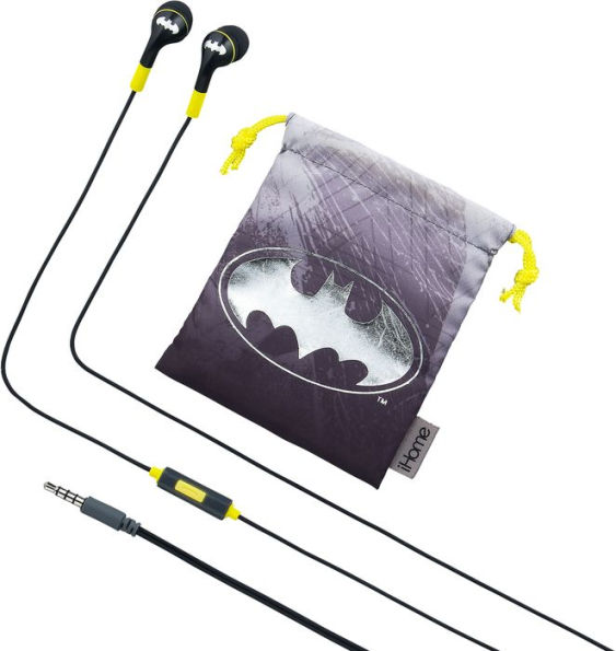 KIDDesigns RI-M15BM.FXV7 Batman Co Brand Earbuds with in-line microphone