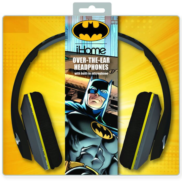 KIDDesigns  Batman Co Brand Headphone with in-line microphone  by KIDDesigns | Barnes & Noble®