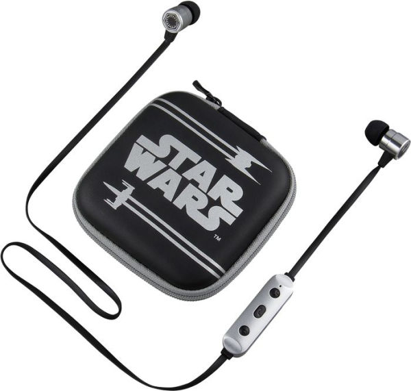 KIDDesigns Li-B20.FXv8 Star Wars Classic Bluetooth Wireless Earbuds with Travel Case