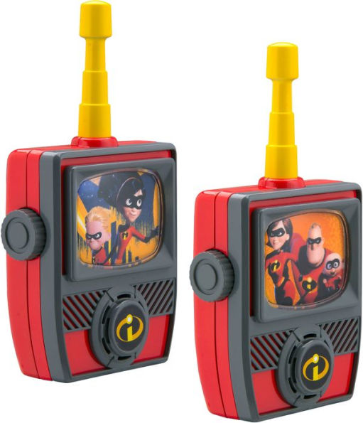 KIDDesigns IC-202.EXv8M Incredibles 2 Mid-Range Walkie Talkies