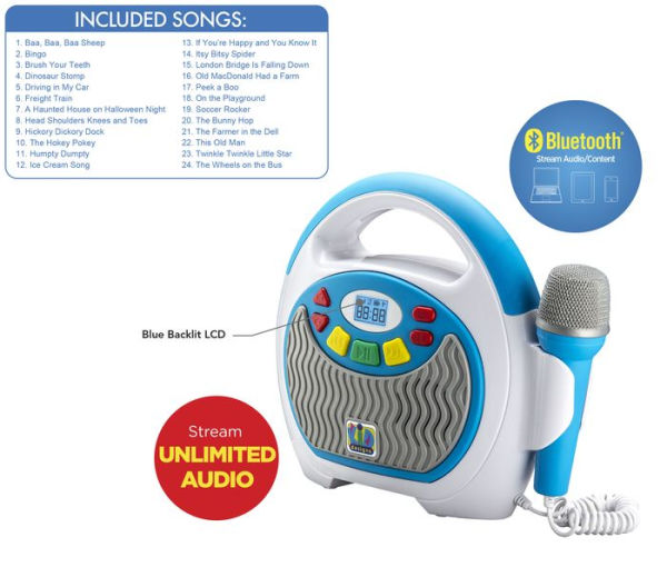 KIDdesigns - Mother Goose Club Bluetooth Sing Along MP3 Player