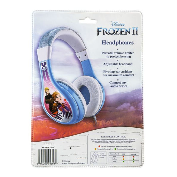 KIDdesigns FR-140.EX9Mi Volume Reduced Youth Headphones - Frozen 2