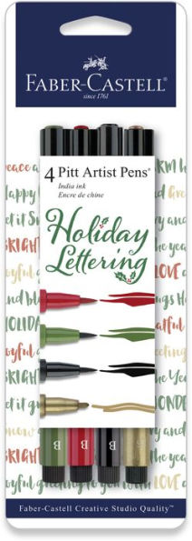 Pitt Artist Holiday Lettering Set