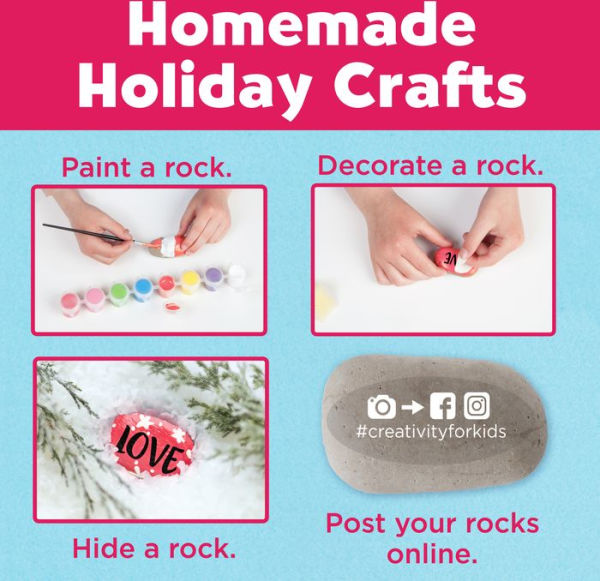 Holiday Hide and Seek Rock Painting