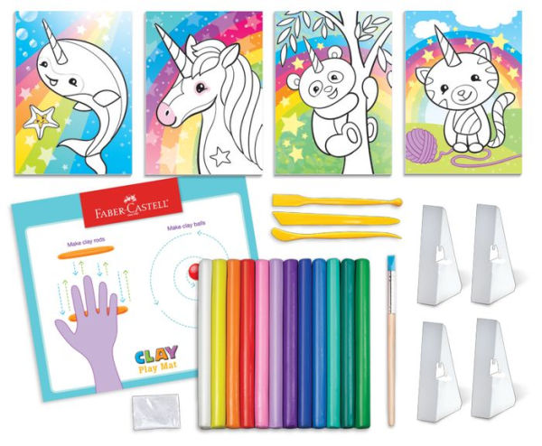 Do Art Coloring with Clay Unicorn & Friends
