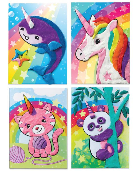 Do Art Coloring with Clay Unicorn & Friends