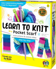 Title: Learn to Knit Pocket Scarf