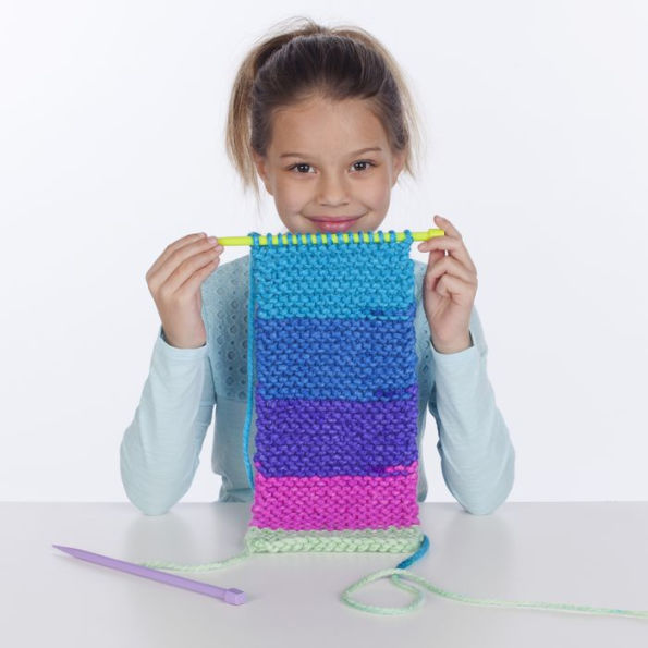 Learn to Knit Pocket Scarf