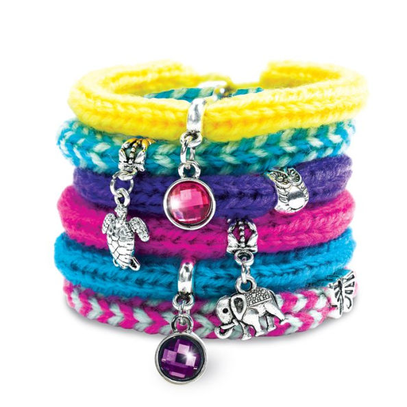 Quick Knit Charm Braclets