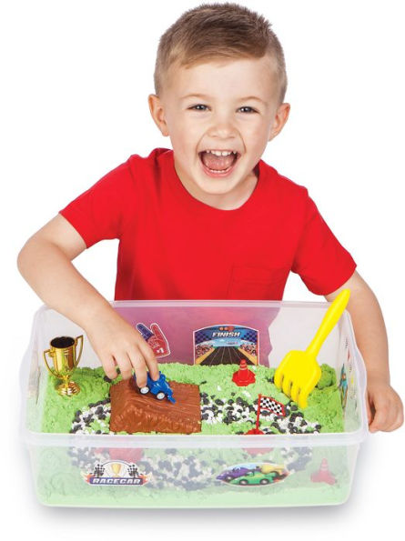 Sensory Bin Race Track