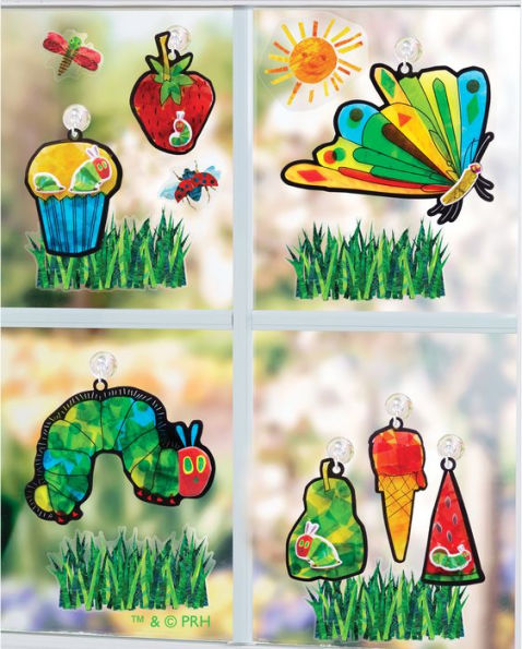 The Very Hungry Caterpillar Sticker Suncatchers